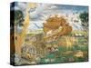 Animals Enter Noah's Ark-Aurelio Luini-Stretched Canvas