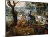 Animals Entering Noah's Ark-Jan van Kessel II-Mounted Giclee Print