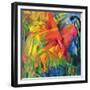 Animals in a Landscape, 1914-Franz Marc-Framed Giclee Print