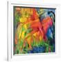 Animals in a Landscape, 1914-Franz Marc-Framed Giclee Print