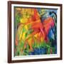 Animals in a Landscape, 1914-Franz Marc-Framed Giclee Print