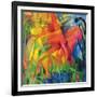 Animals in a Landscape, 1914-Franz Marc-Framed Giclee Print