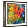 Animals in a Landscape, 1914-Franz Marc-Framed Giclee Print