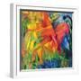 Animals in a Landscape, 1914-Franz Marc-Framed Giclee Print