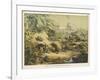 Animals (Including Homo Sapiens) at the Time of the Flood-Ferdinand Von Hochstetter-Framed Art Print