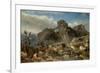 Animals Leaving the Ark, Mount Ararat-Filippo Palizzi-Framed Giclee Print