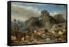 Animals Leaving the Ark, Mount Ararat-Filippo Palizzi-Framed Stretched Canvas