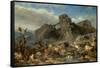 Animals Leaving the Ark, Mount Ararat-Filippo Palizzi-Framed Stretched Canvas