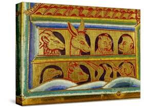 Animals Looking out of the Ark's Windows-Nicholas of Verdun-Stretched Canvas