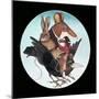 Animals on Back of Flying Bird-Wayne Anderson-Mounted Premium Giclee Print