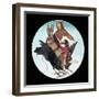 Animals on Back of Flying Bird-Wayne Anderson-Framed Giclee Print