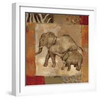 Animals on Safari III-Silvia Vassileva-Framed Art Print