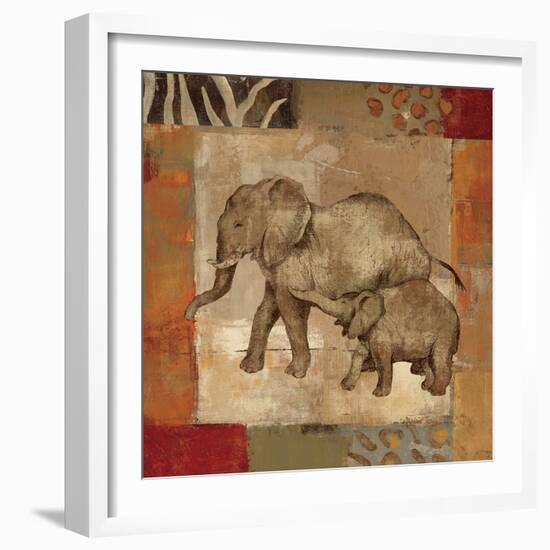 Animals on Safari III-Silvia Vassileva-Framed Art Print