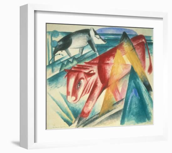 Animals-Franz Marc-Framed Giclee Print