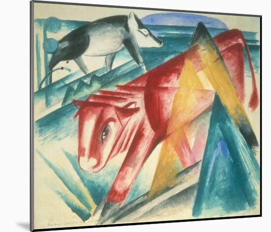 Animals-Franz Marc-Mounted Giclee Print