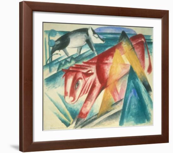 Animals-Franz Marc-Framed Giclee Print