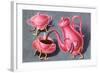 Animated Coffee Pot and Cup-null-Framed Art Print