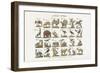 Animaux divers-null-Framed Giclee Print