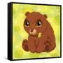 Anime Bear Cub-Harry Briggs-Framed Stretched Canvas