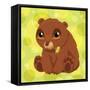 Anime Bear Cub-Harry Briggs-Framed Stretched Canvas