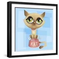 Anime Cat-Harry Briggs-Framed Giclee Print