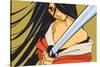 Anime Fighter with Sword-Harry Briggs-Stretched Canvas