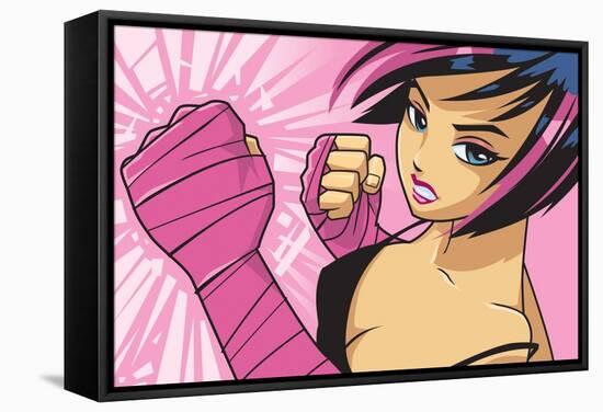 Anime Fighter-Harry Briggs-Framed Stretched Canvas