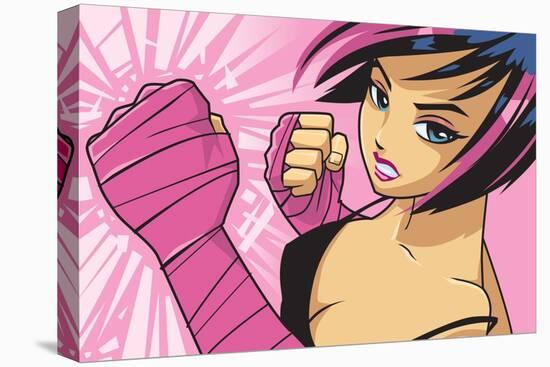 Anime Fighter-Harry Briggs-Stretched Canvas