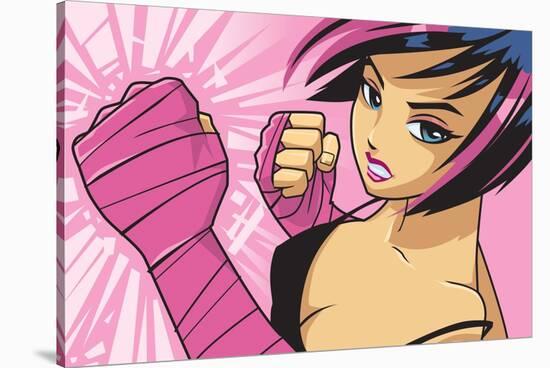 Anime Fighter-Harry Briggs-Stretched Canvas