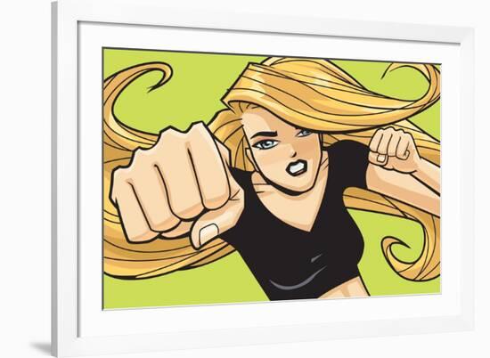 Anime Fighter-Harry Briggs-Framed Giclee Print