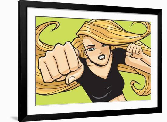 Anime Fighter-Harry Briggs-Framed Giclee Print