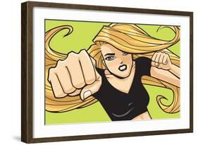 Anime Fighter-Harry Briggs-Framed Giclee Print