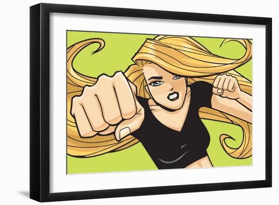 Anime Fighter-Harry Briggs-Framed Giclee Print