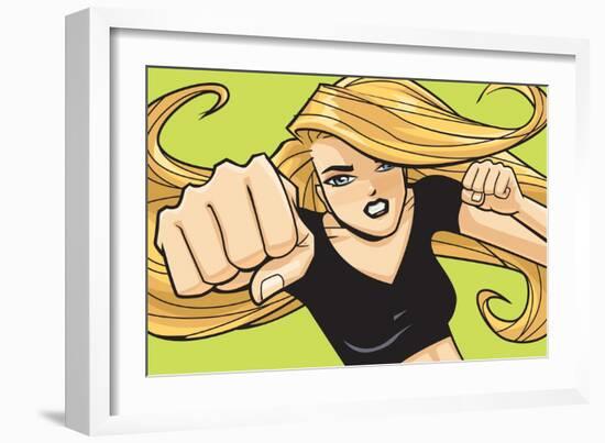 Anime Fighter-Harry Briggs-Framed Giclee Print