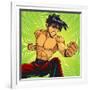 Anime Fighter-Harry Briggs-Framed Giclee Print