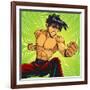 Anime Fighter-Harry Briggs-Framed Giclee Print