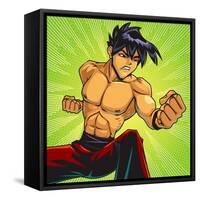 Anime Fighter-Harry Briggs-Framed Stretched Canvas