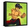 Anime Fighter-Harry Briggs-Framed Stretched Canvas