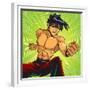 Anime Fighter-Harry Briggs-Framed Giclee Print