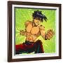 Anime Fighter-Harry Briggs-Framed Giclee Print