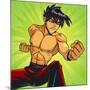 Anime Fighter-Harry Briggs-Mounted Giclee Print