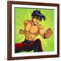 Anime Fighter-Harry Briggs-Framed Giclee Print