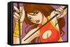 Anime Fighter-Harry Briggs-Framed Stretched Canvas