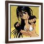 Anime Girl Fighter-Harry Briggs-Framed Giclee Print