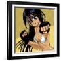 Anime Girl Fighter-Harry Briggs-Framed Giclee Print