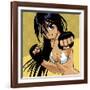 Anime Girl Fighter-Harry Briggs-Framed Giclee Print