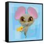 Anime Mouse-Harry Briggs-Framed Stretched Canvas