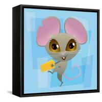 Anime Mouse-Harry Briggs-Framed Stretched Canvas