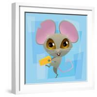 Anime Mouse-Harry Briggs-Framed Giclee Print