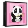 Anime Panda-Harry Briggs-Framed Stretched Canvas